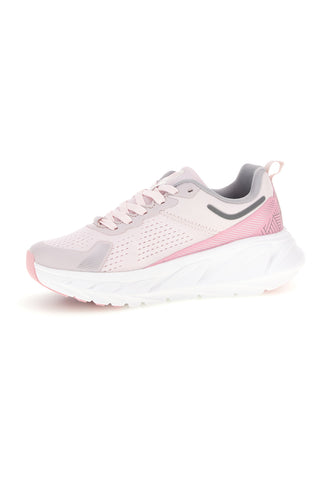 Rosa Sneaker mit Lochmuster und hohem Profil, Route 66 RO51811D
