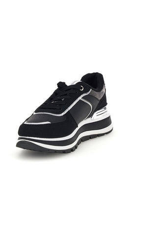 Scarpe nere con dettagli laminati First lady GB2018
