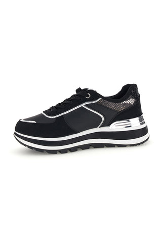 Scarpe nere con dettagli laminati First lady GB2018