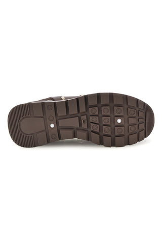 Braune Schuhe mit Metallic-Akzenten „First Lady“ GB2018