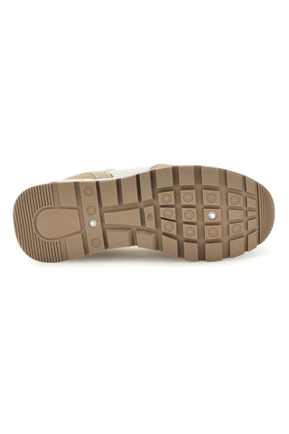 Scarpe beige con dettagli laminati First lady GB2018
