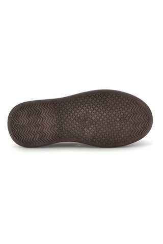 Scarpe marroni platform con dettagli dorati First lady GB2019
