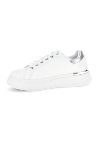 Scarpe bianche con dettagli argentati First lady GB2022