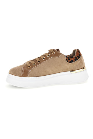 Scarpe beige con dettaglio animalier First lady GB2022