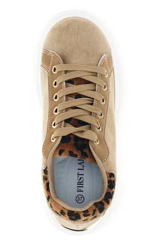 Scarpe beige con dettaglio animalier First lady GB2022