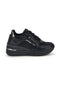 Schwarze Sneaker mit erhöhtem Profil von Inblu 511 IN