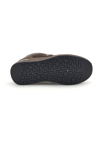 Braune Sneaker mit erhöhtem Profil von Inblu 511 IN