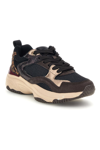 Sneakers nere con inserto maculato e suola chunky Pittarello capsule 8W25926