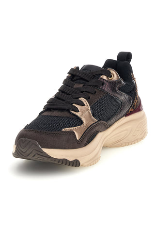 Sneakers nere con inserto maculato e suola chunky Pittarello capsule 8W25926