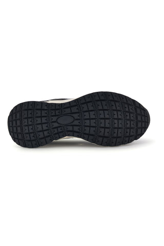 Schwarze Sneaker aus Mesh mit silbernen Einsätzen – Pittarello Capsule 8W25210