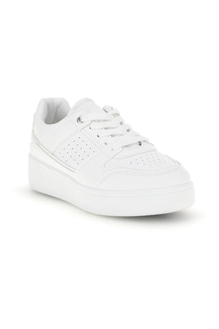 Sneakers bianche con suola platform The first BK26WTZ2