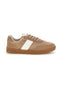 Sneakers taupe effetto teddy con banda bianca The first BK26WTZ8
