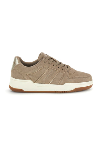 Taupefarbene Sneaker mit goldenen Details von Pittarello Capsule TW26W2519605