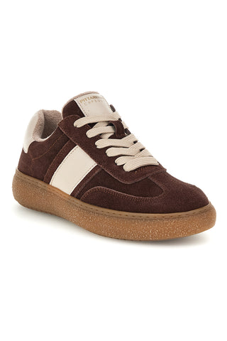 Sneakers testa di moro effetto scamosciate con banda laterale Pittarello capsule TW26W5816801