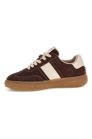 Sneakers testa di moro effetto scamosciate con banda laterale Pittarello capsule TW26W5816801