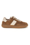 Sneakers marroni effetto scamosciate con banda laterale Pittarello capsule TW26W5816801