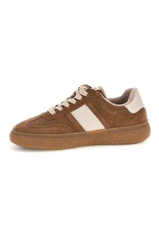 Sneakers marroni effetto scamosciate con banda laterale Pittarello capsule TW26W5816801