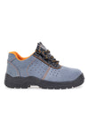 Graue und orangefarbene Sicherheitsschuhe BLACK SHOOT 399 S1P SRC