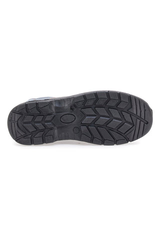 Graue und orangefarbene Sicherheitsschuhe BLACK SHOOT 399 S1P SRC