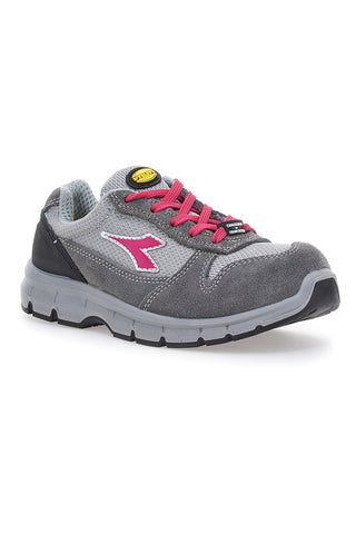 Antinfortunistiche grigie e rosa DIADORA RUN G TEXTILE LOW S1P  SRC