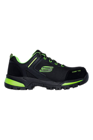 Scarpe Antinfortunistica Nere e Verde Skechers Work: Gatlon - Strigax S3L FO