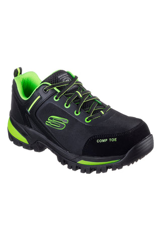 Scarpe Antinfortunistica Nere e Verde Skechers Work: Gatlon - Strigax S3L FO