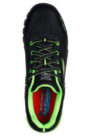 Scarpe Antinfortunistica Nere e Verde Skechers Work: Gatlon - Strigax S3L FO