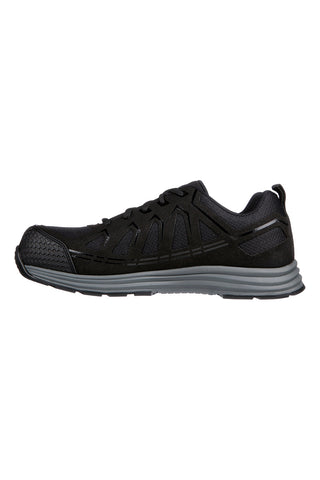 Skechers Work: Malad II Comp Toe Schwarze Sicherheitsschuhe