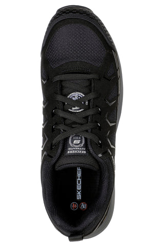Skechers Work: Malad II Comp Toe Schwarze Sicherheitsschuhe