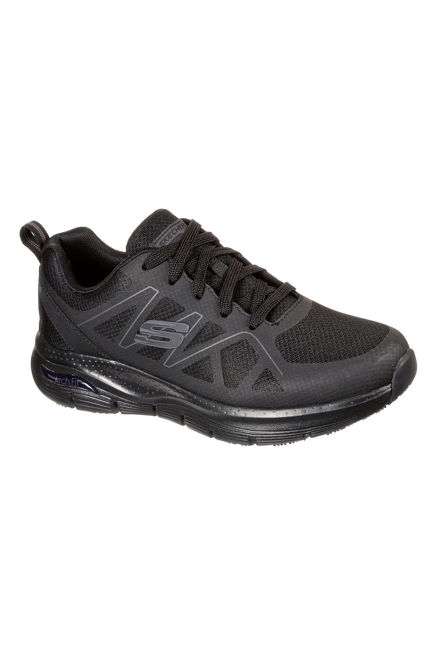 Scarpe Antinfortunistiche Nere SKECHERS Work: Arch Fit® SR
