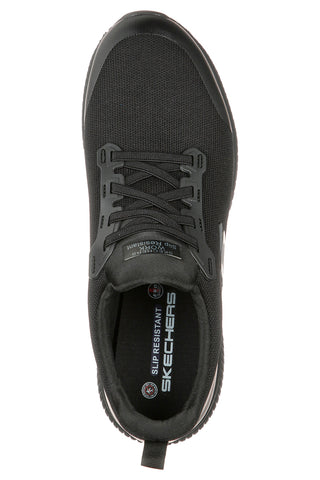 Schwarze Sicherheitsschuhe SKECHERS Work: Squad SR - Myton