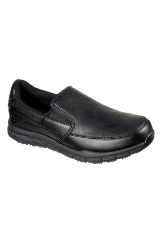SKECHERS Work Relaxed Fit Schwarze Sicherheitsschuhe: Nampa – Groton SR