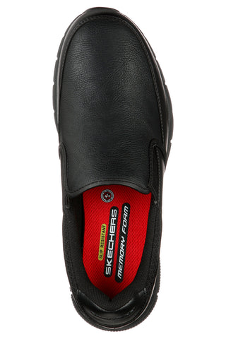 SKECHERS Work Relaxed Fit Schwarze Sicherheitsschuhe: Nampa – Groton SR