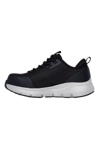 Scarpe Antinfortunistica Nere e Grigie Skechers Work Slip-Resistant: Arch Fit - Ebinal S3 SRC