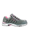 Scarpe antinfortunistiche grigie e rosa S1P ESD HRO SRC Albatros Twist Pink WNS Low