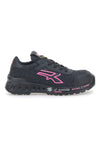 U.Power Michelle ESD S1PS SR Leichte Sicherheitsschuhe in Schwarz und Pink