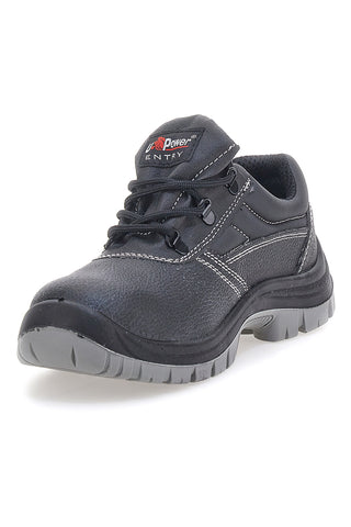 Schwarze niedrige Sicherheitsschuhe aus wasserabweisendem Leder U.Power Simple L S3 FO SR