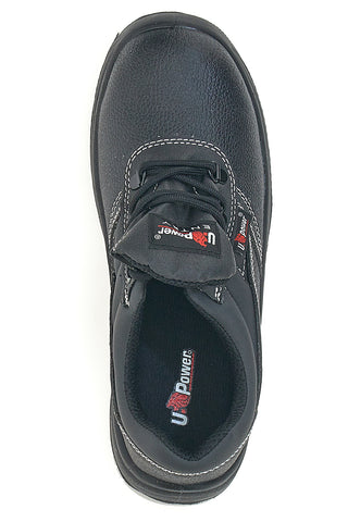 Schwarze niedrige Sicherheitsschuhe aus wasserabweisendem Leder U.Power Simple L S3 FO SR