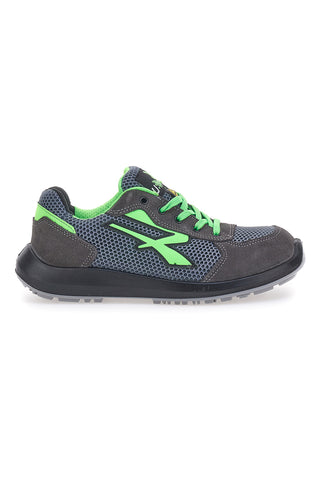 Scarpe antinfortunistiche grigie traspiranti U.Power Gemini ESD S1P SRC