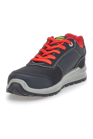 Diadora Speedy Race Low S3S Maßgefertigte schwarze wasserabweisende Sicherheitsschuhe mit metallfreiem Ducati Corse-Design