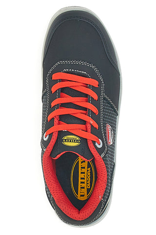 Diadora Speedy Race Low S3S Maßgefertigte schwarze wasserabweisende Sicherheitsschuhe mit metallfreiem Ducati Corse-Design