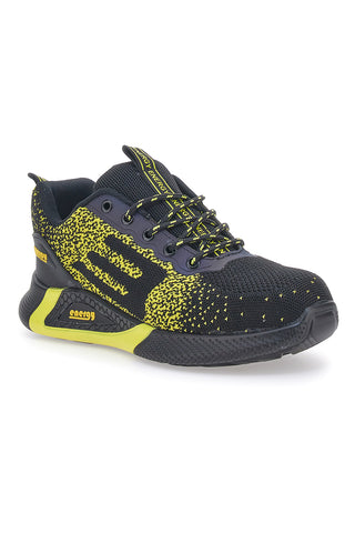 Blue Star BS170 S3S SR schwarz-gelbe antistatische Sicherheitsschuhe