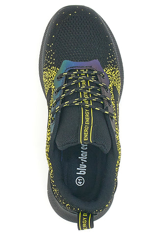 Blue Star BS170 S3S SR schwarz-gelbe antistatische Sicherheitsschuhe