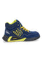 Scarpe antinfortunistiche alte blu inserti fluo S1P Blue energy BS195 S1PS SR