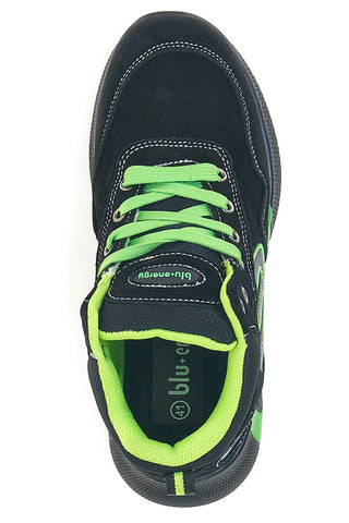 Scarpe antinfortunistiche alte nere inserti fluo S1P Blue energy BS195 S1PS SR