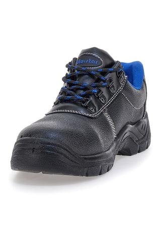 Schwarze Sicherheitsschuhe mit niedrigem Schaft, S3-resistentes Obermaterial, Blue Energy BS 20 S3 SR