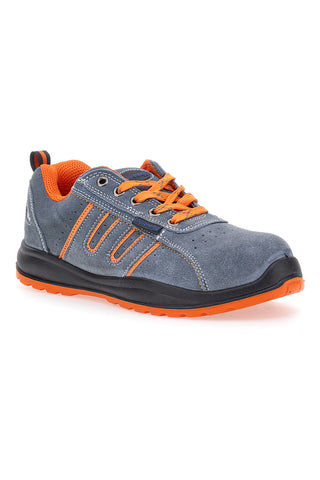 Blue Energy BS 80 Atmungsaktive, rutschfeste, graue S1P Sicherheitsschuhe