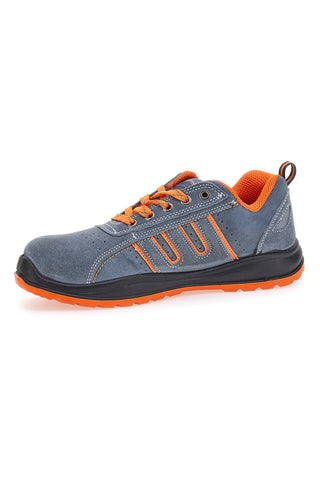 Blue Energy BS 80 Atmungsaktive, rutschfeste, graue S1P Sicherheitsschuhe