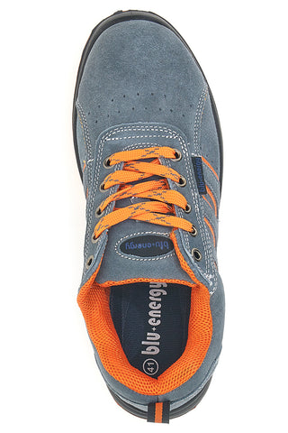 Blue Energy BS 80 Atmungsaktive, rutschfeste, graue S1P Sicherheitsschuhe