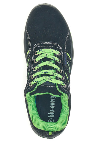 Blue Energy Black S1P Atmungsaktive, rutschfeste Sicherheitsschuhe